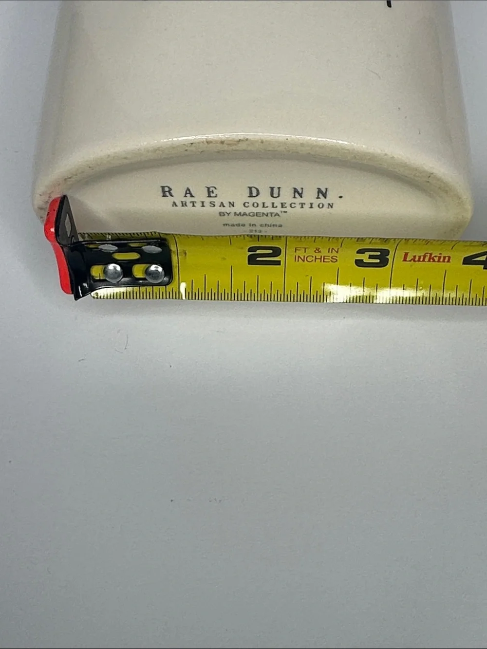 Rae Dunn BRUSH Toothbrush Holder - Cream and Black
